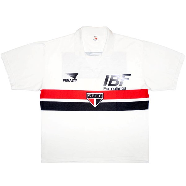 Authentic Camiseta São Paulo PENALTY 1ª Retro 1991 Blanco